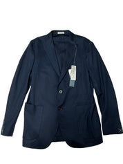 Boglioli Cotton Pique Jersey Slim Fit K. Jacket Sport Coat 42R Navy Blue