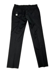 The Men's Store Regular fit Wool Dress Pants Size 38 Black Solid