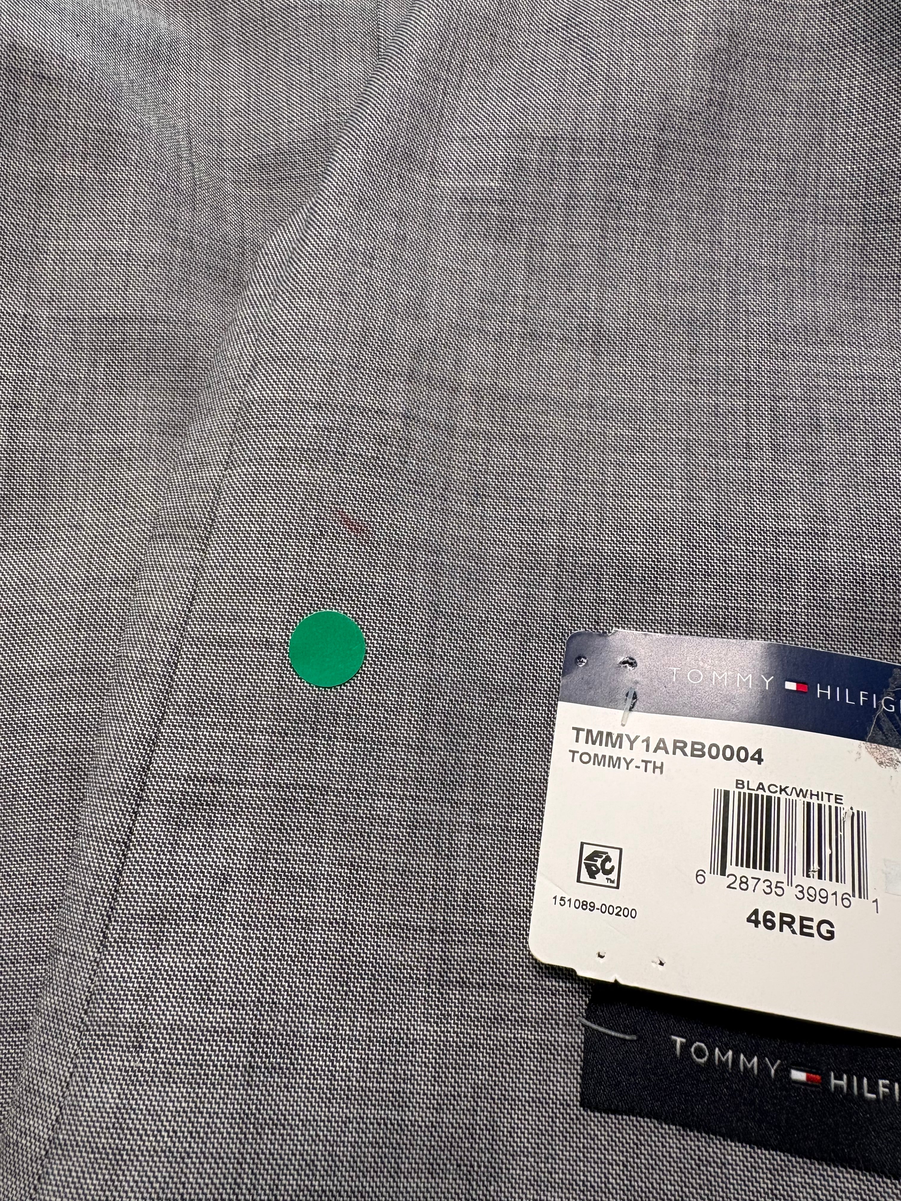 Tommy Hilfiger Mens Modern fit Wool Suit Jacket Blazer 46 R Gray Solid