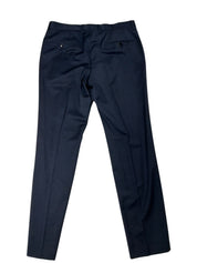 Hugo Boss Mens Slim fit Wool Dress Pants Size 36 Navy Blue Mini Check