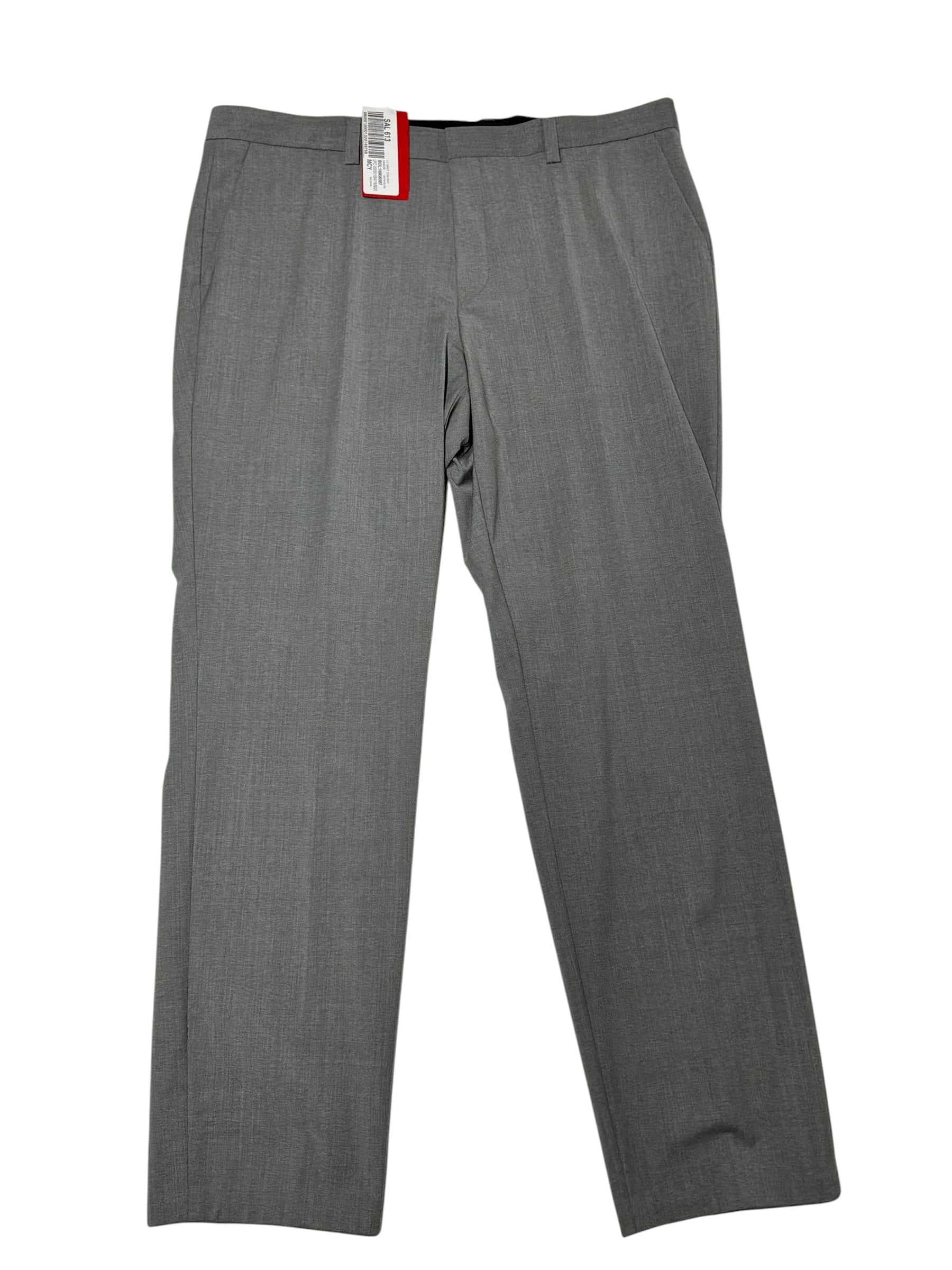 Hugo Boss Mens Slim fit Wool Dress Pants Size 42 Mid Grey