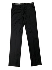 John Varvatos Mens Slim fit Tuxedo Pants Size 33 Wool  Black Solid