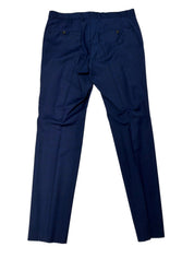 Hugo Boss Mens Slim fit Wool Dress Pants Size 36 Blue Plaid