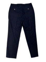 Hugo Boss Mens Regular fit Wool Knit Dress Pants 34 / 30 Navy Blue Solid