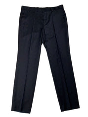 Hugo Boss Mens Slim fit Wool Dress Pants Size 32 Navy Blue Checkered