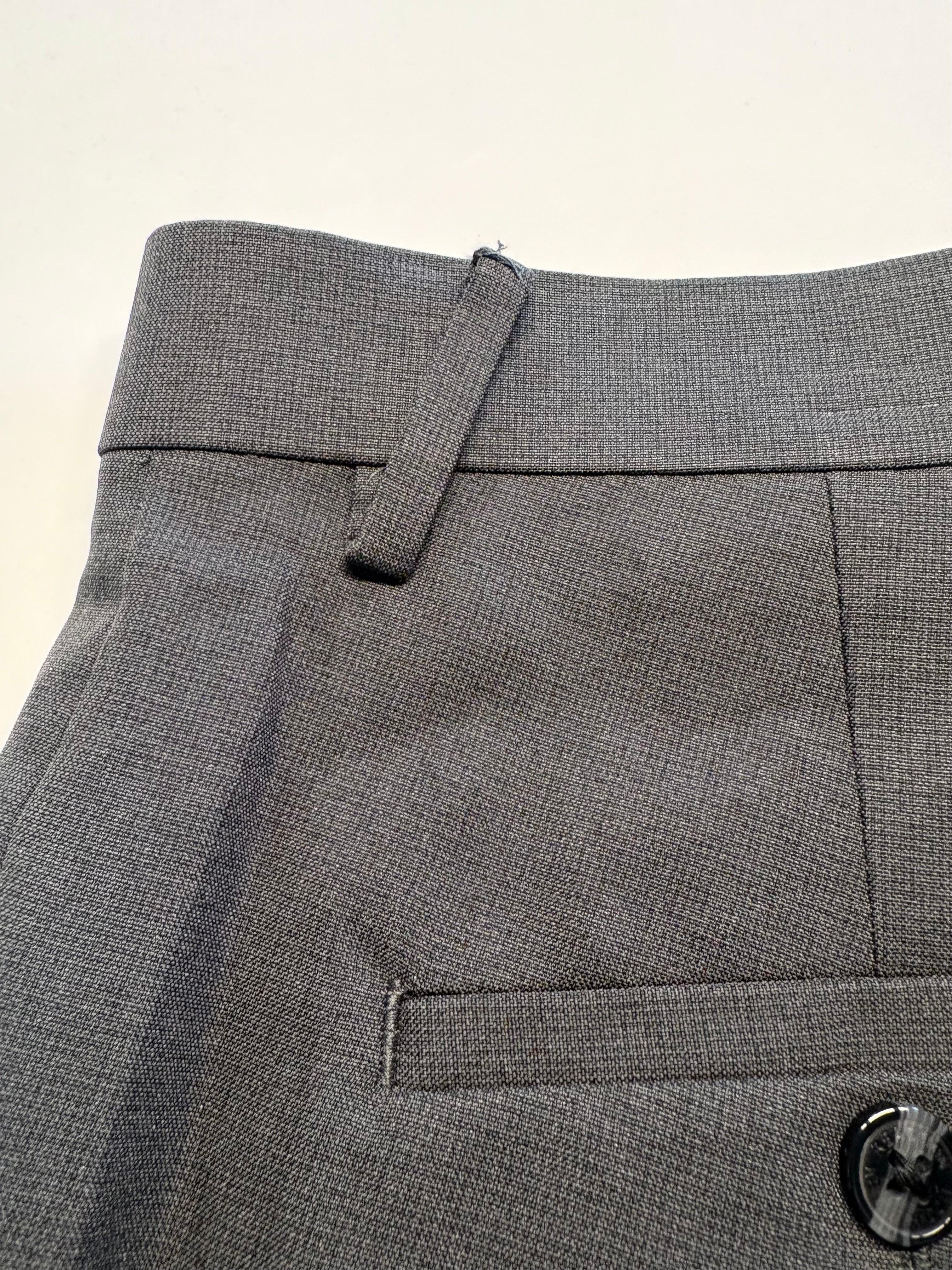 Kenneth Cole Mens Modern fit Dress Pants 36 / 32 Gray Check