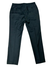 Calvin Klein Mens Regular fit Wool Dress Pants 36 / 32 Dark Green Solid