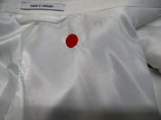 Bar Iii Mens Slim fit Linen Suit Jacket Blazer 40 R White Solid