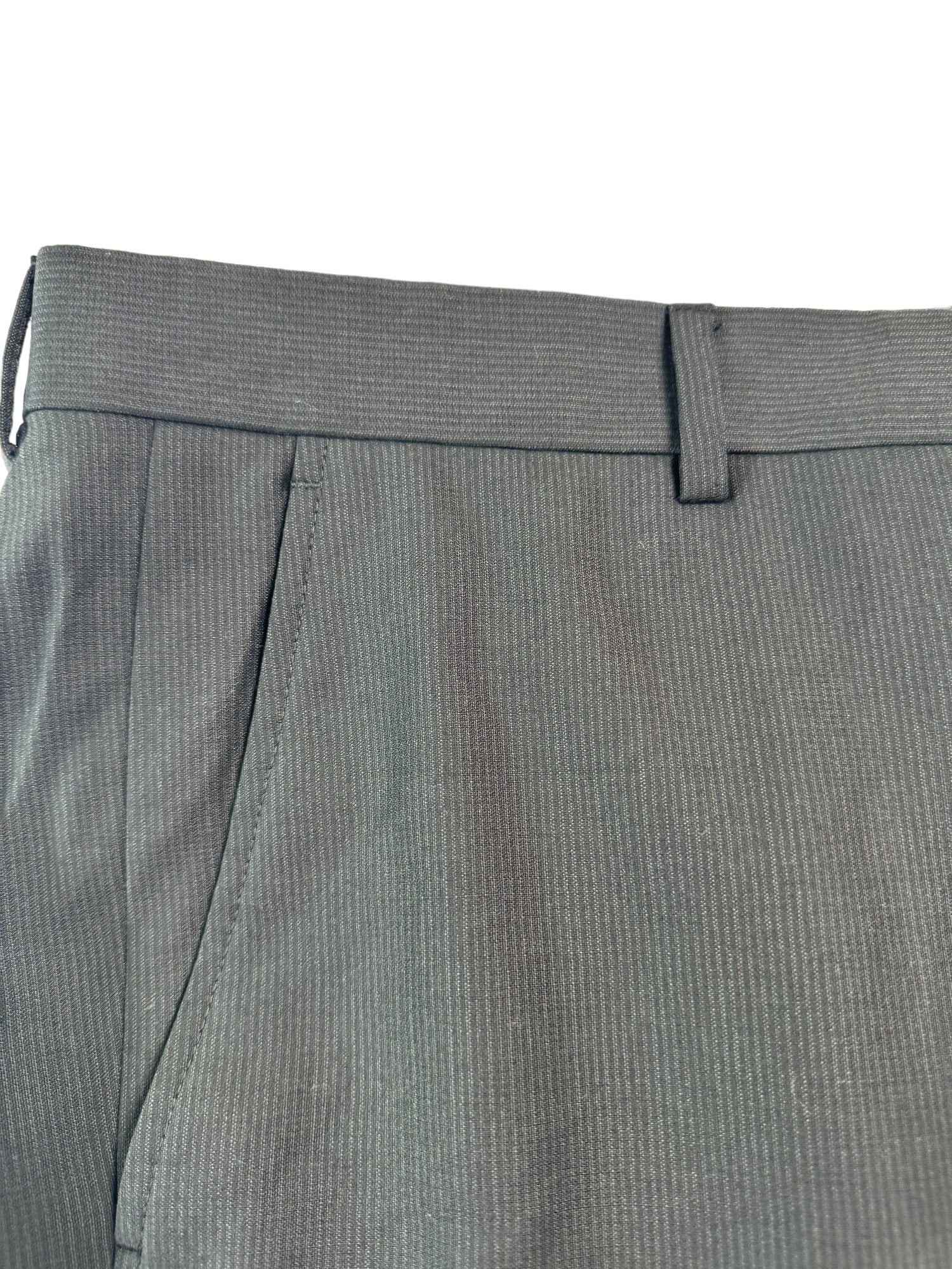 AX Armani Exchange Mens Slim Fit Dark Charcoal Dress Pants 34 x 34