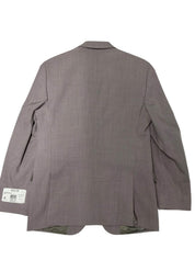 Kenneth Cole Mens Slim fit Suit Jacket Blazer 36 R Pink Solid Stretch