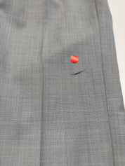 Bar Iii Mens Slim fit Dress Pants 33 / 32 Light Grey Solid Stretch Wool