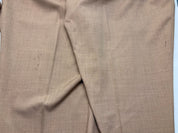 Kenneth Cole Mens Slim fit 2 Piece Suit 46 R / 40 Waist Tan Beige Solid Stretch