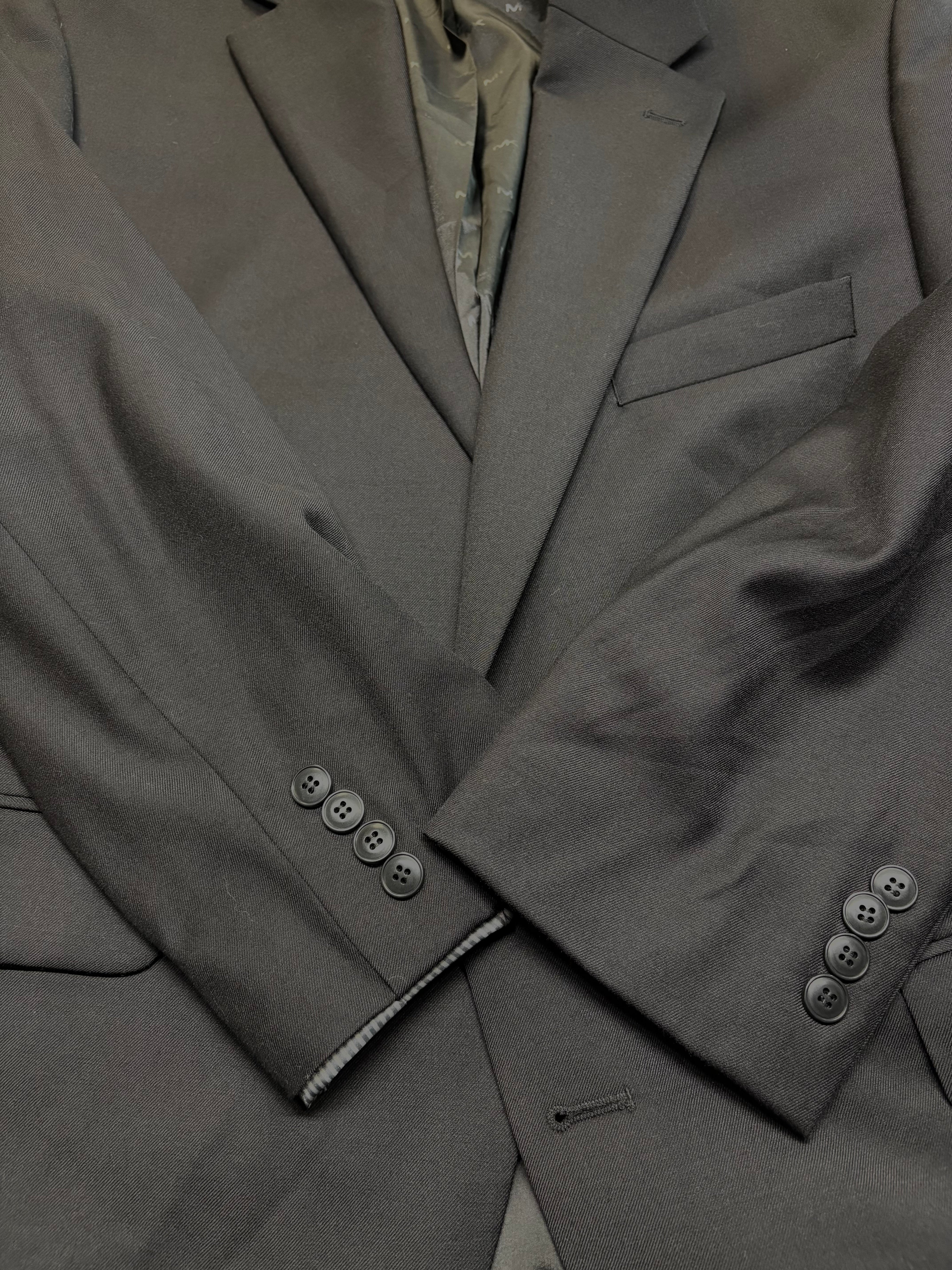 Michael Kors Mens Classic fit Wool Suit Jacket Blazer 44 S Black Solid