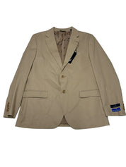 Nautica Mens Modern fit Suit Jacket Blazer 40 R Beige Khaki Cotton