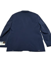 Nautica Mens Modern fit Suit Jacket Blazer 42 S Navy Blue Solid Stretch