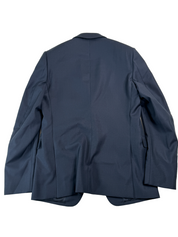 Z Zegna Mens Slim Fit Suit EU 50L US 40L 34 Pant D8 Navy Blue Wool ITALY