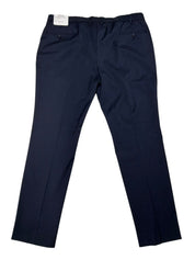 Kenneth Cole Mens Slim fit Dress Pants 33 / 32 Navy Blue Solid