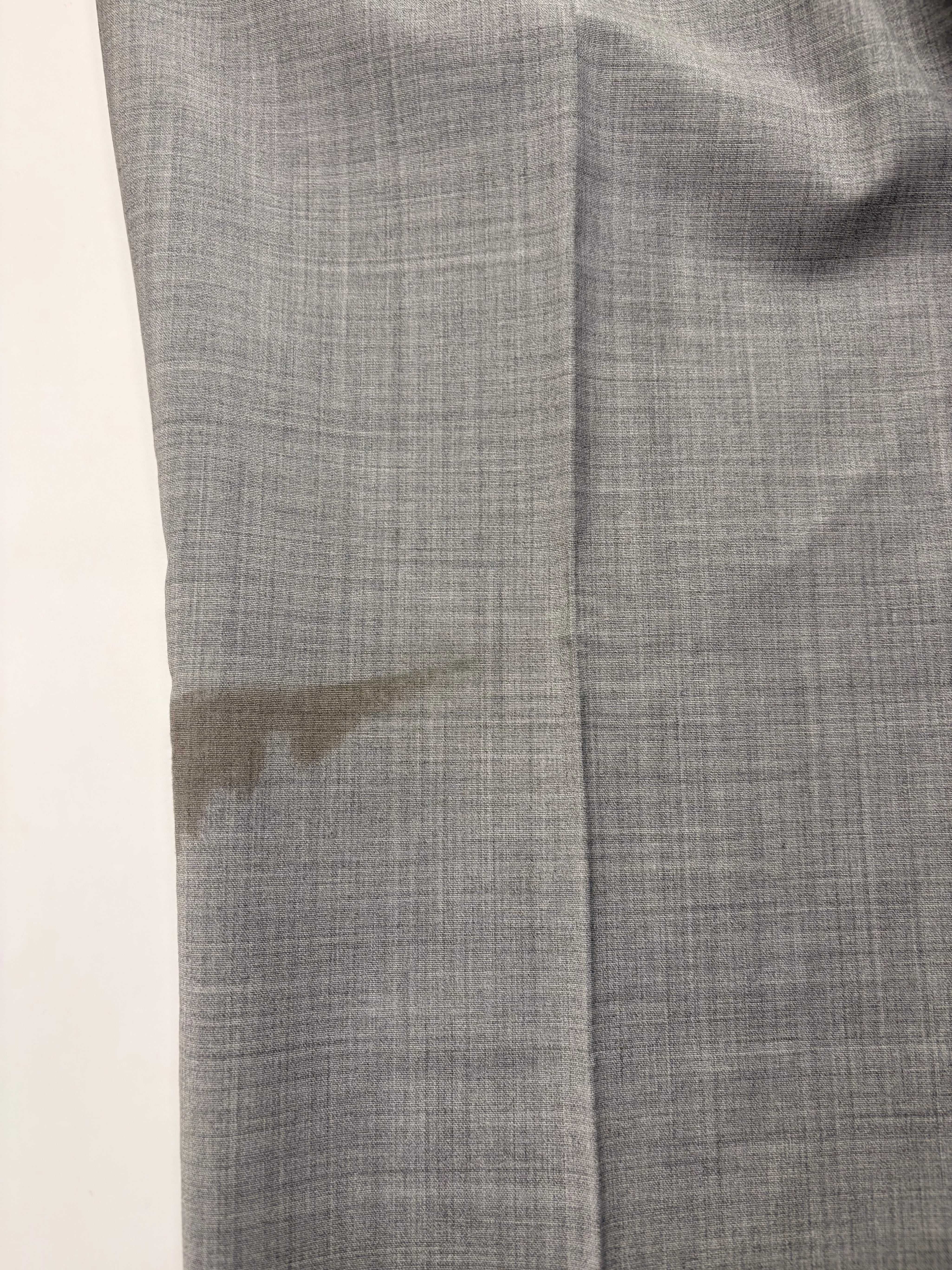 Hugo Boss Mens Slim fit Wool Dress Pants 30 / 30 Grey Solid