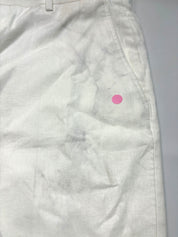 Tommy Hilfiger Mens Modern fit Linen Cotton Dress Pants 32 / 30 White Solid