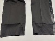 Kenneth Cole Mens Slim fit 2 Piece Tuxedo Suit 44 R / 37 Waist Black Solid