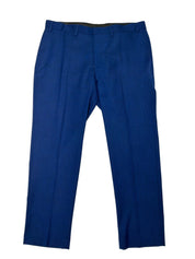 Andrew Marc Mens Slim fit Dress Pants Pants 37 / 30 Blue Solid