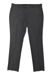 Nick Graham Mens Slim fit Dress Pants 43 / 34 Charcoal Grey Striped