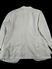 Boglioli Garment Dyed Cotton & Linen Slim Fit Suit EU 56R US 46R / 38W White