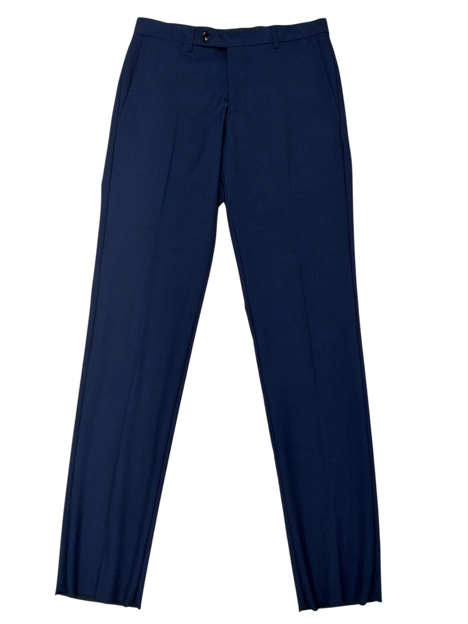 Ted Baker Mens Slim fit Dress Pants 29 Blue Wool Solid