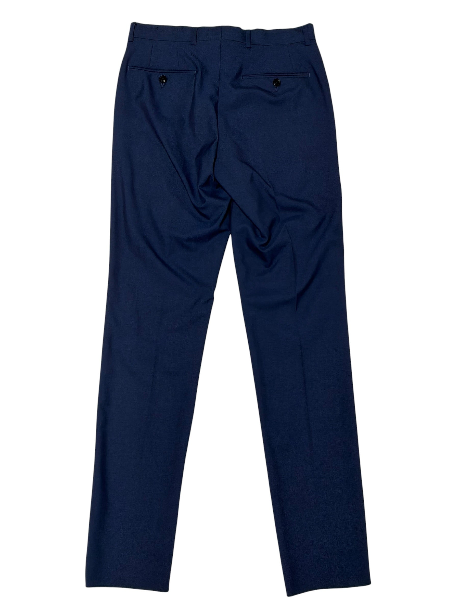Ted Baker Mens Slim fit Dress Pants 29 Blue Wool Solid