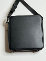 Valentino Garavani Leather Camera Case Protective Carry Bag for DSLR Black Leather