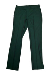 Kenneth Cole Mens Slim fit Dress Pants 37 / 32 Emerald Green
