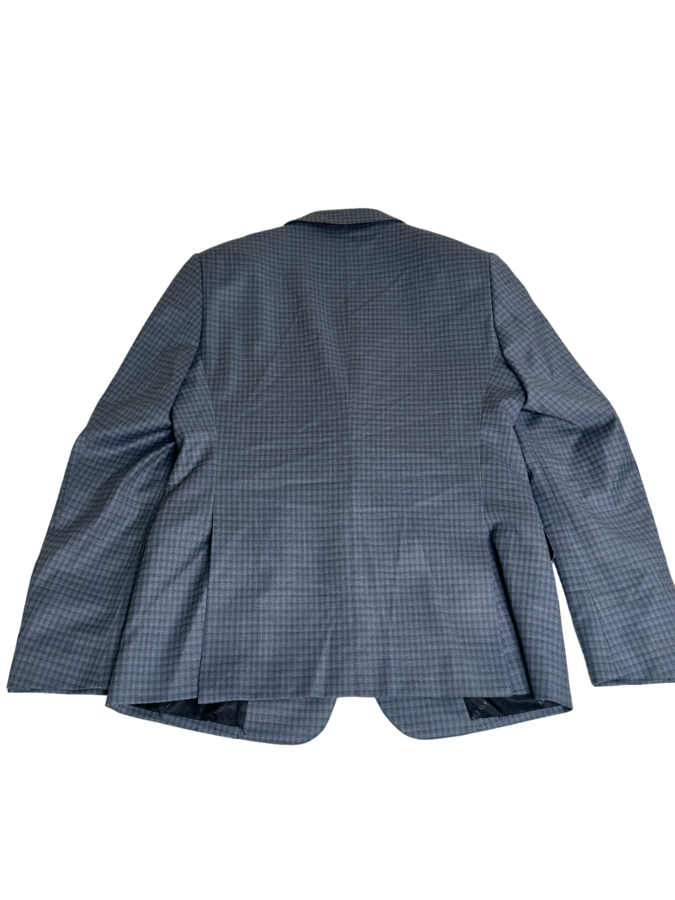 AX Armani Exchange Mens Slim Fit Sport Coat Blazer 36R Blue Plaid