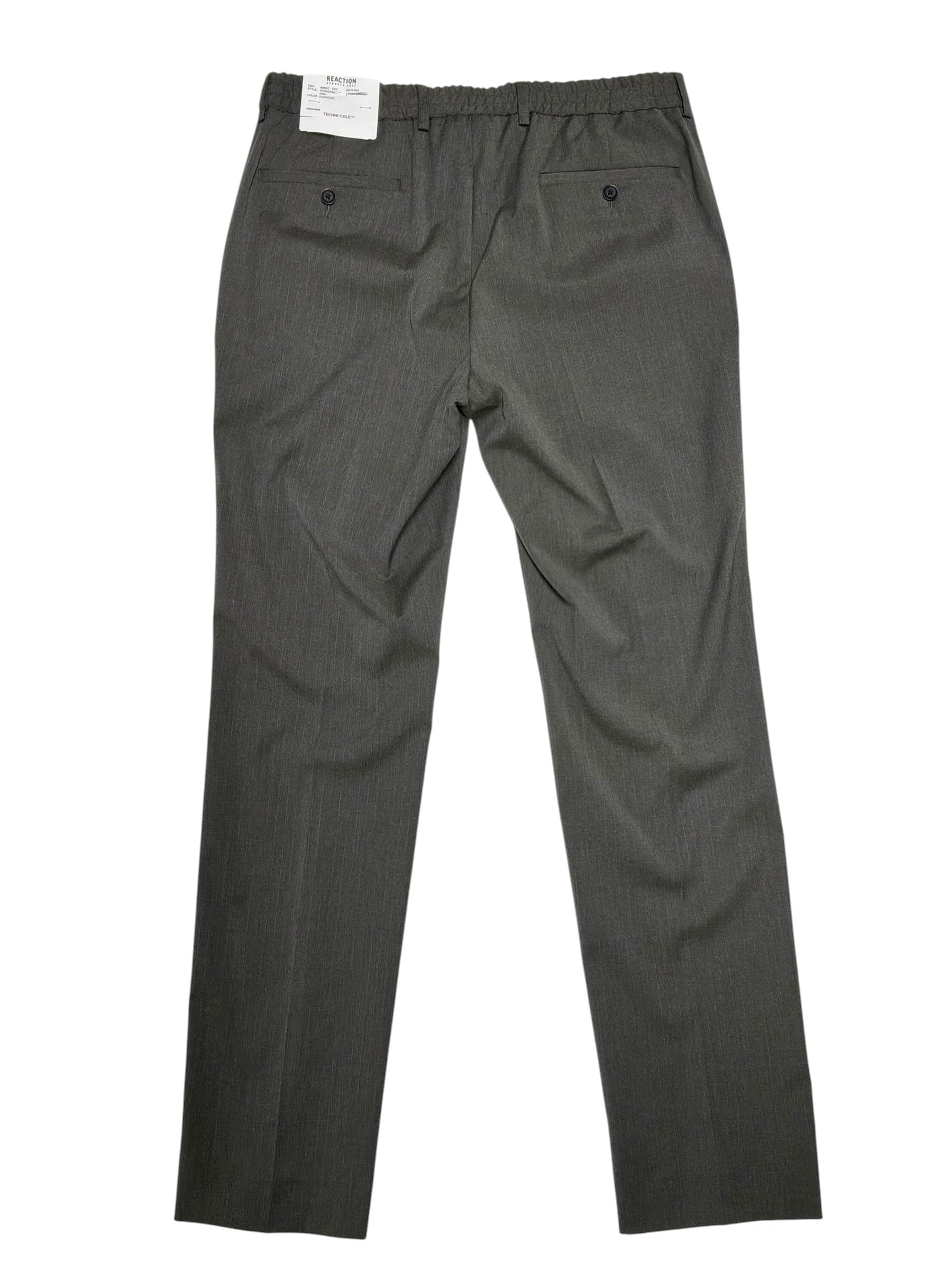 Kenneth Cole Mens Slim fit Dress Pants 33 / 32 Mid Grey