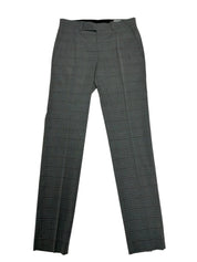 Kenneth Cole Mens Slim fit Dress Pants 29 / 32 Grey Plaid