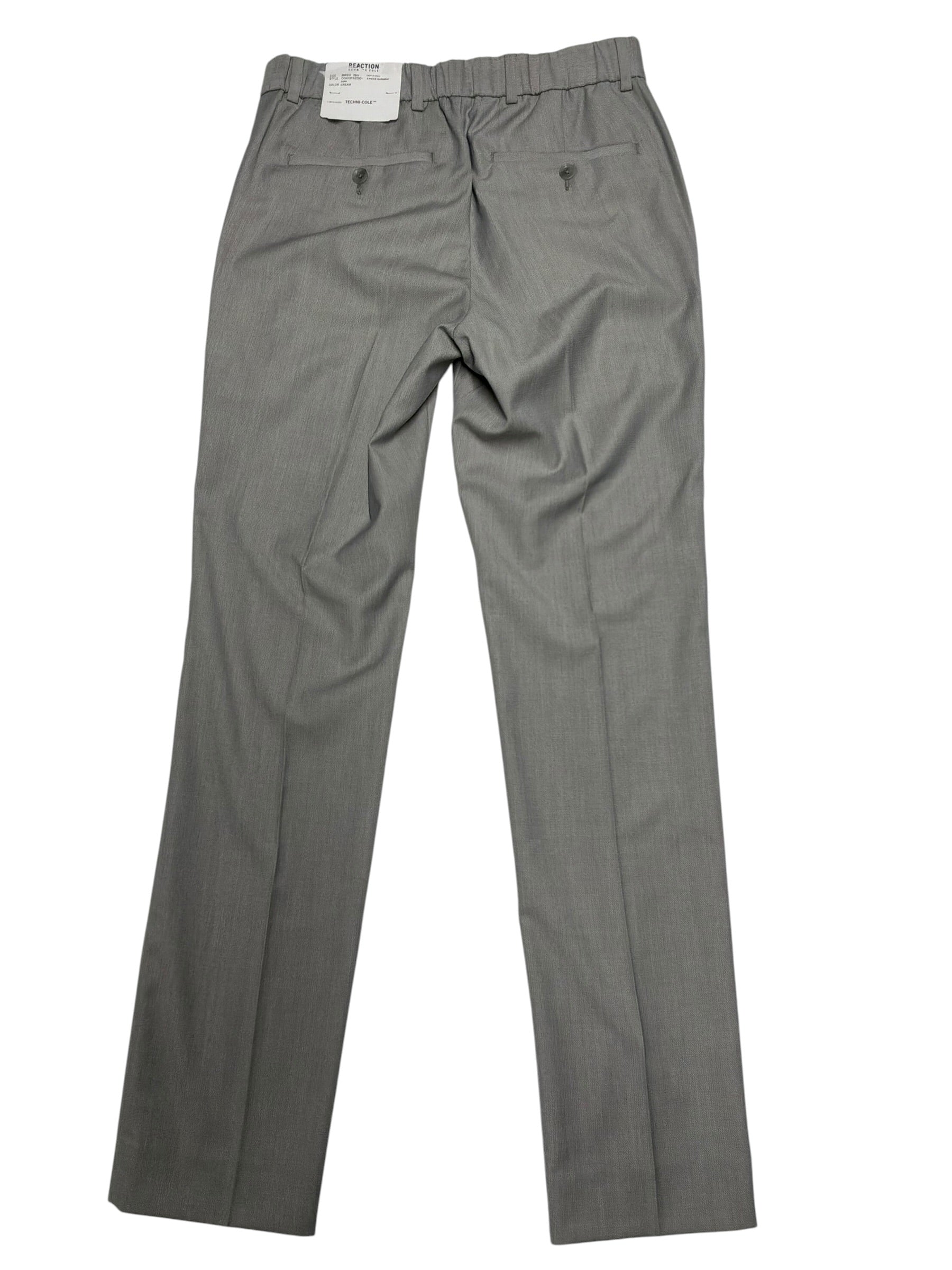 Kenneth Cole Mens Slim fit Dress Pants 33 / 32 Grey