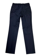 Kenneth Cole Mens Slim fit Dress Pants 31 / 32 Navy Blue Plaid