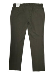 Kenneth Cole Mens Slim fit Dress Pants 42 / 32 Dark Grey Solid