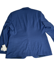 Lauren Ralph Lauren Mens Classic Fit Sport Coat Blazer 48L Bright Blue Check