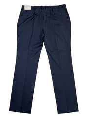 Kenneth Cole Mens Slim fit Dress Pants 42 / 32 Navy Blue Plaid