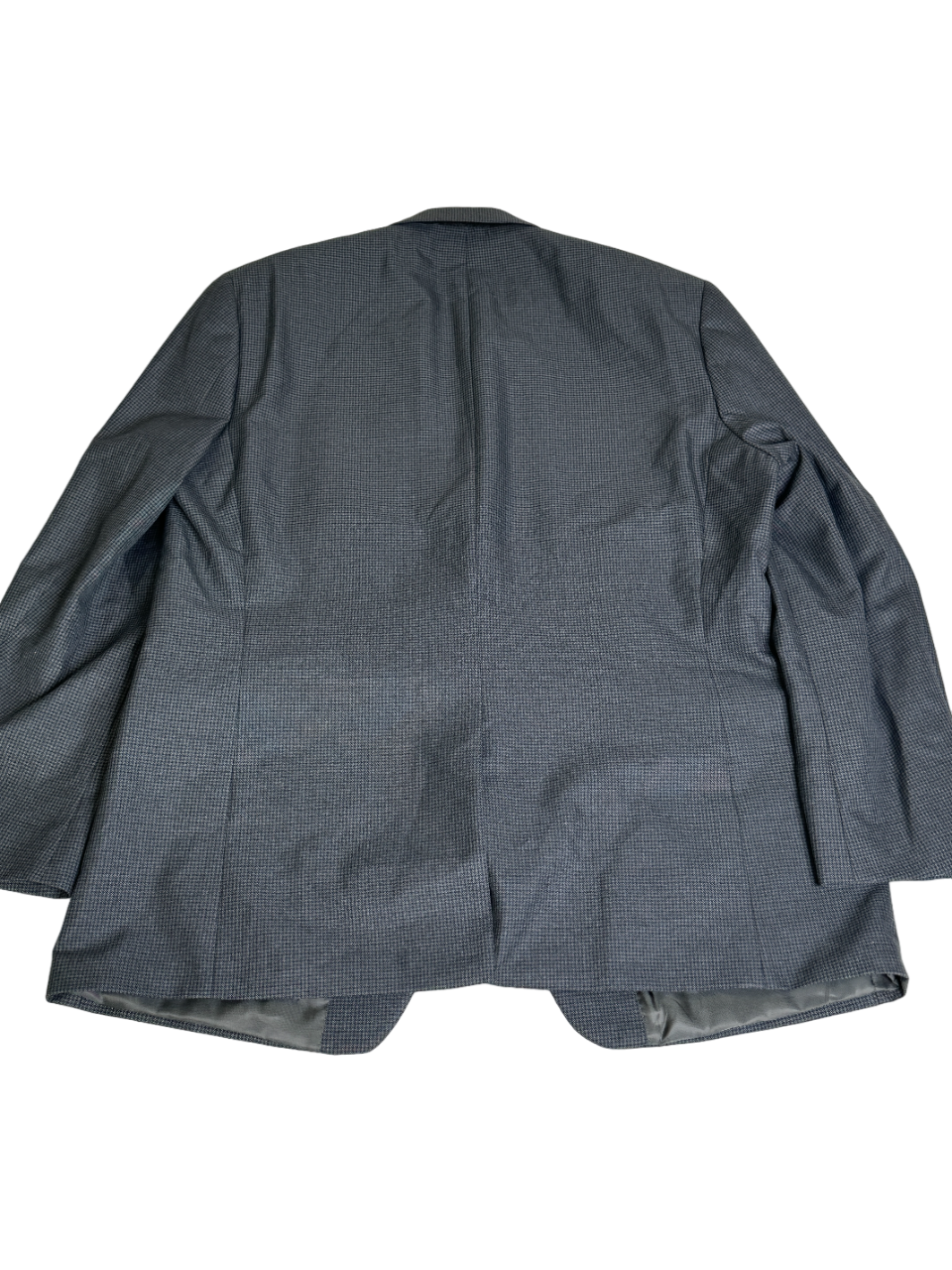 Lauren Ralph Lauren Mens Classic Fit Sport Coat Blazer 46L Grey / Blue Check