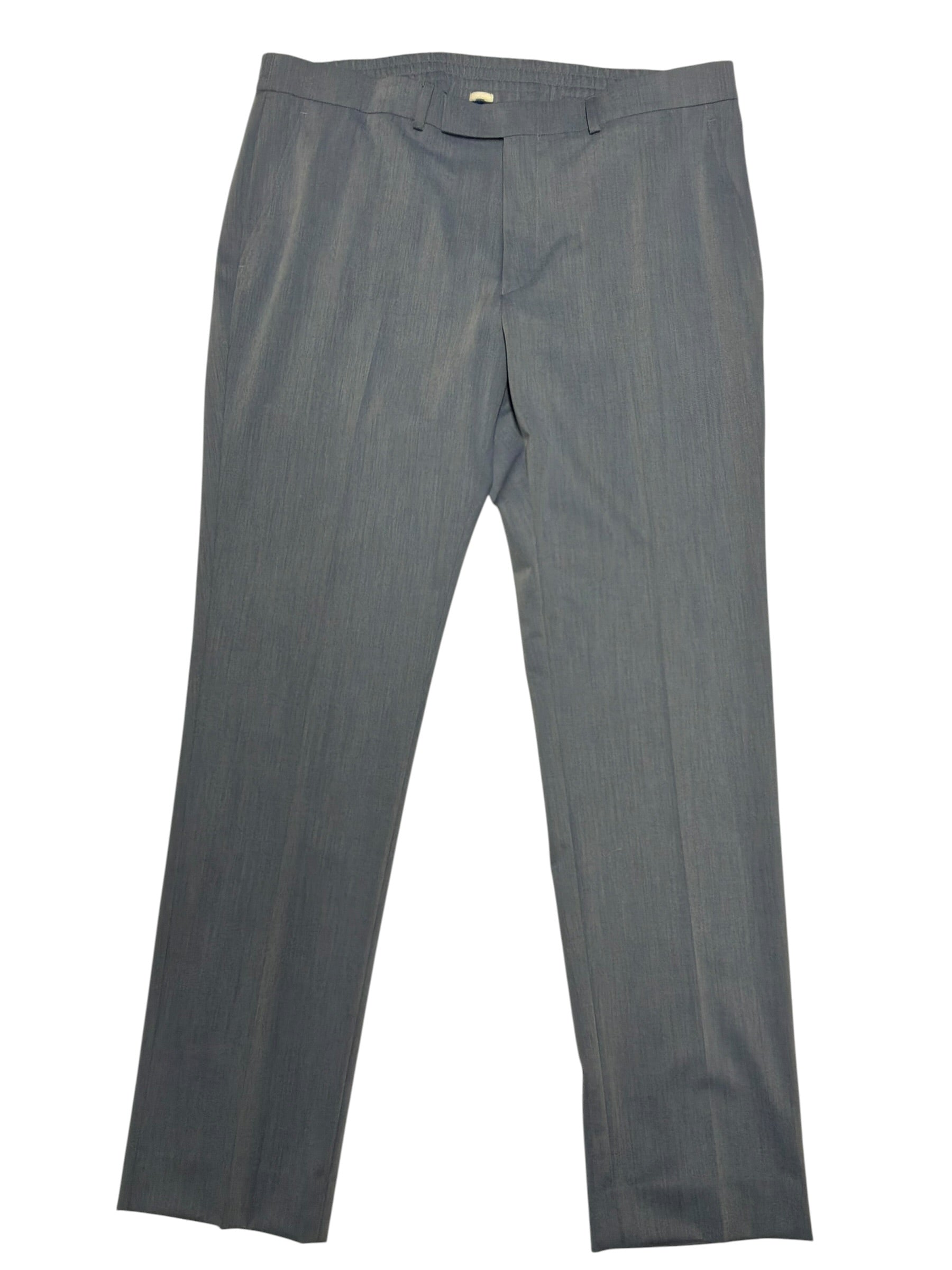 Kenneth Cole Mens Modern fit Dress Pants 37 / 32 Solid Blue