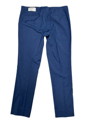 Nick Graham Mens Modern fit Dress Pants 38 / 30 Blue Solid