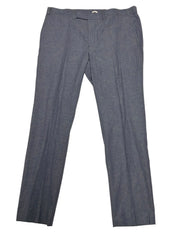 Kenneth Cole Mens Slim fit Dress Pants 40 / 32 Blue Linen Blend
