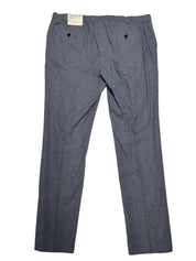 Kenneth Cole Mens Slim fit Dress Pants 40 / 32 Blue Linen Blend