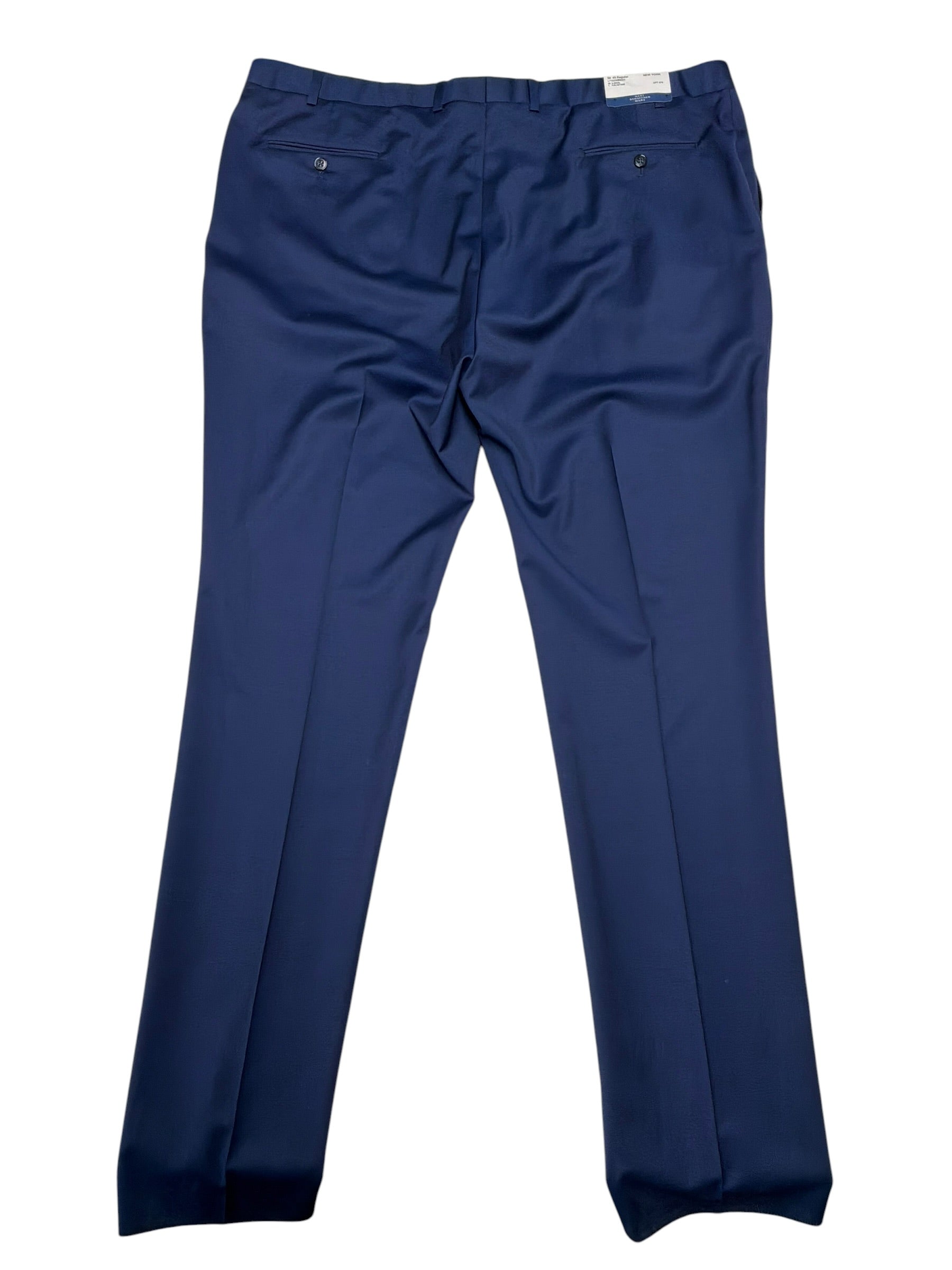 Hart Schaffner Marx Mens Regular fit Dress Pants Size 45 Blue Wool New York