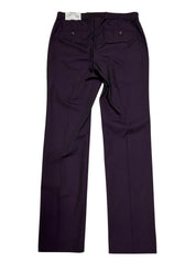 Kenneth Cole Mens Slim fit Dress Pants 31 / 32 Purple Solid