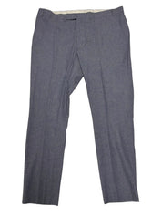 Kenneth Cole Mens Slim fit Dress Pants 42 / 32 Blue Linen / Cotton Linen