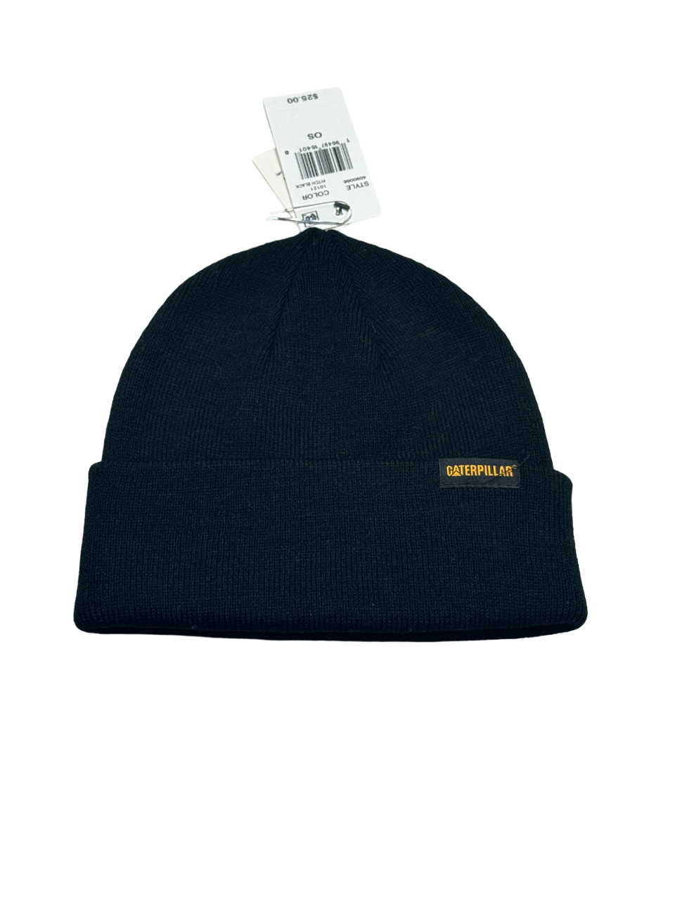 Caterpillar Men's Black Foundation Knit Hat Beanie