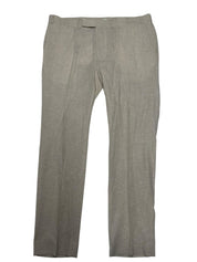 Kenneth Cole Mens Slim fit Dress Pants 40 / 32 Tan Beige Linen Linen