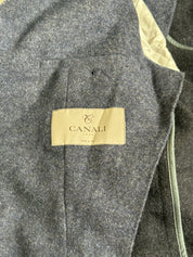 Canali Mens Modern Fit Unconstructed Sport Coat Blazer EU 56R US 46R Navy Blue